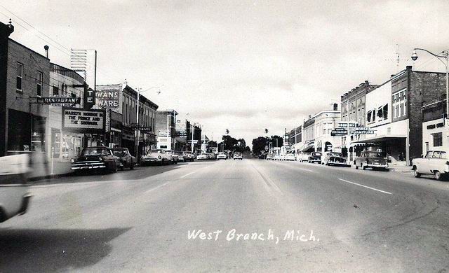 West Branch Cinema (Midstate Theater, Mid State Theater) - 1957 Photo From Paul